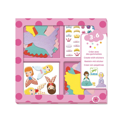 Crea con pegatinas - Me encantan las princesas (normalizado)