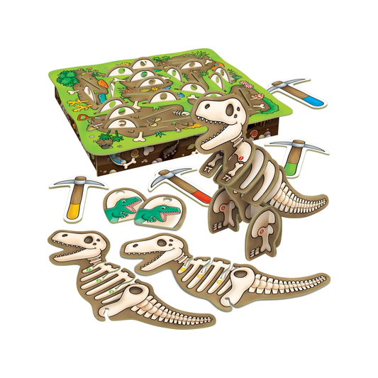 Dinosaur opgraving (genormaliseerd)