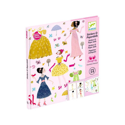 Dress-up Doll Sticker Set – Dresses (normalized)