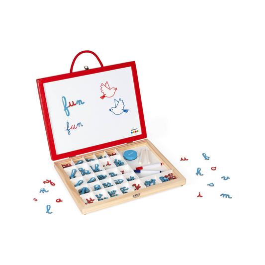 Essentiel - Kit de lettres cursives en bois 4-en-1 (normalisé)