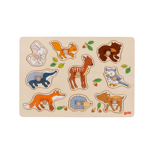Forest animals - lift out puzzle (normalized)