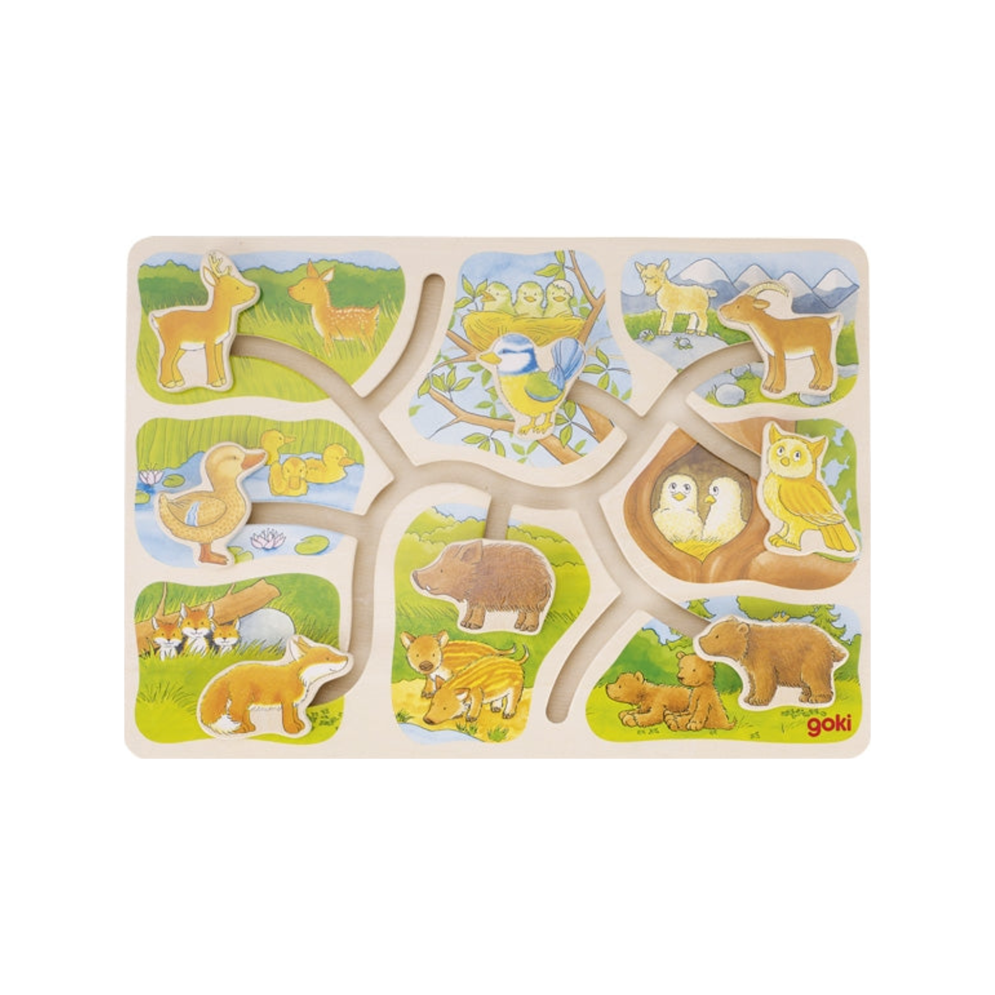Schuifpuzzel, wie hoort bij wie? (genormaliseerd)