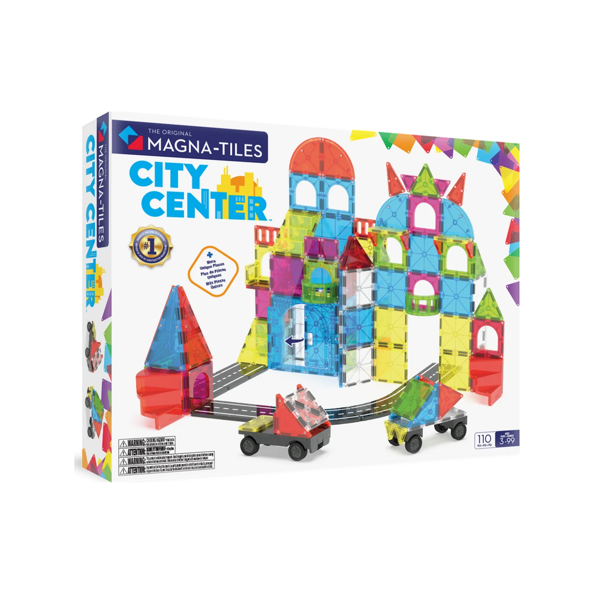 MAGNA-TILES - Stadtzentrum 110-teiliges Set (normalisiert)