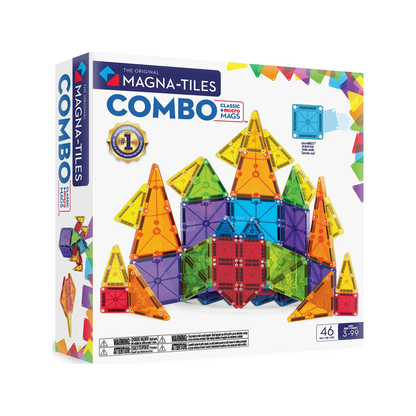 MAGNA-TILES® Juego combinado de 46 piezas (normalizado)