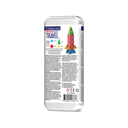 MAGNA-TILES® Micro Mags Travel Set 26 Piece (normalized)