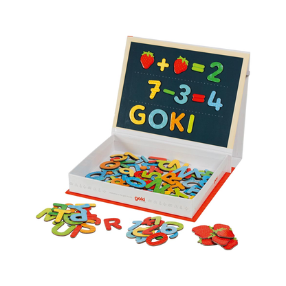 Magnetic Game with Letter and Numbers (normalized)