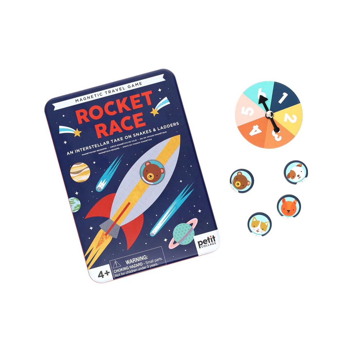 Jeu de voyage magnétique - Course de fusées (normalisé)