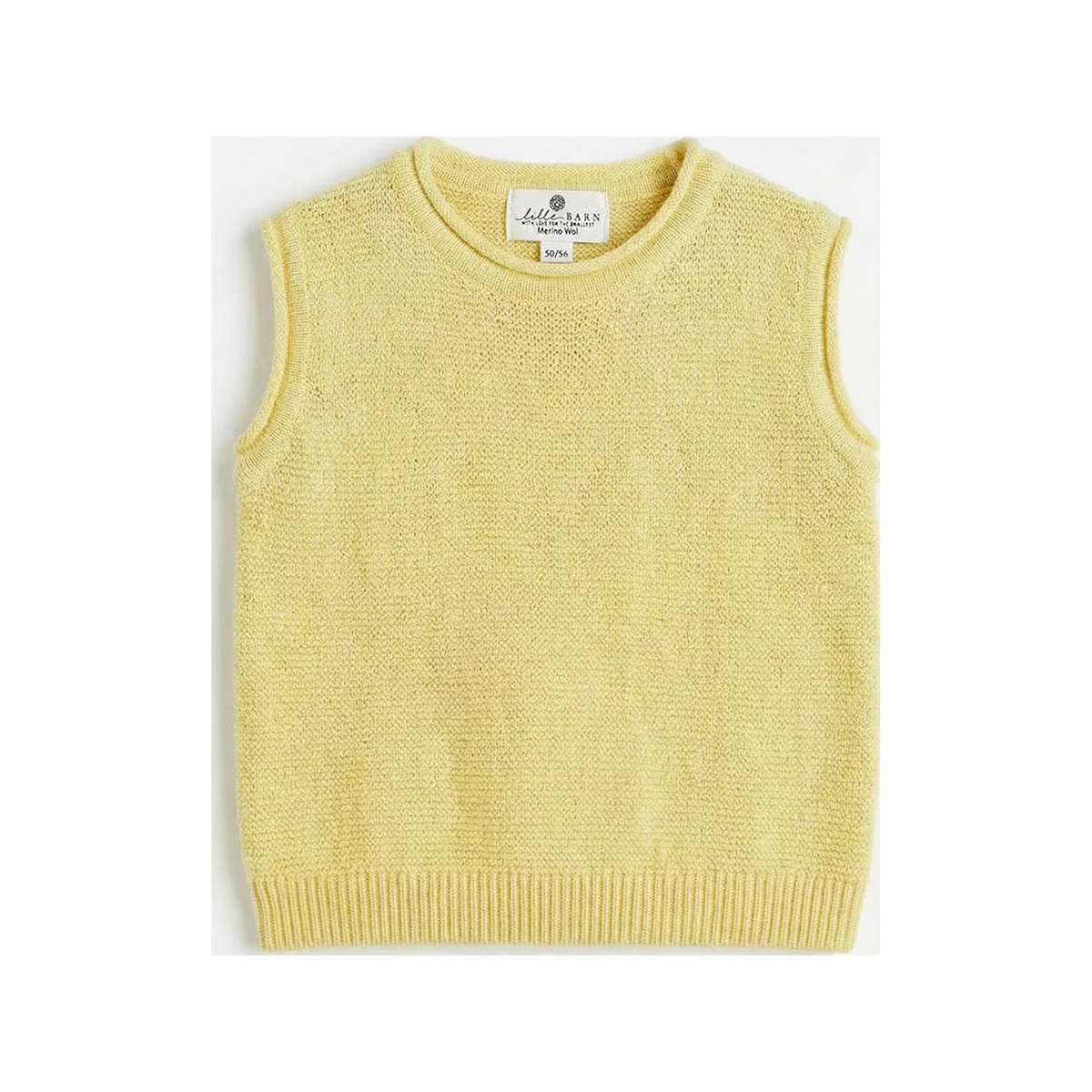 Gestrickter Baby-Spencer aus Merinowolle - Lemonade (normalisiert)