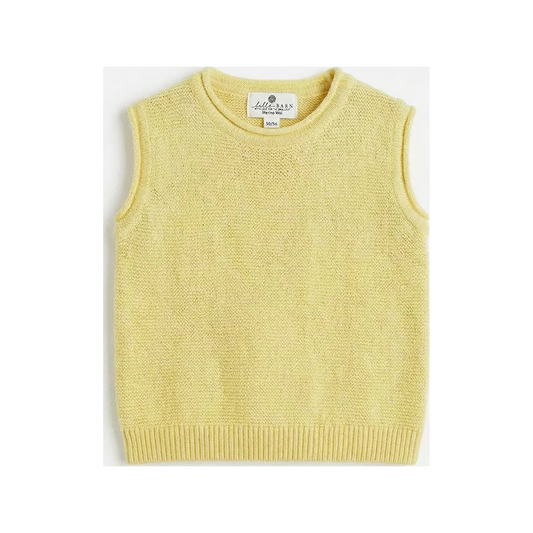 Spencer de punto para bebé de lana merino - Lemonade (normalizado)