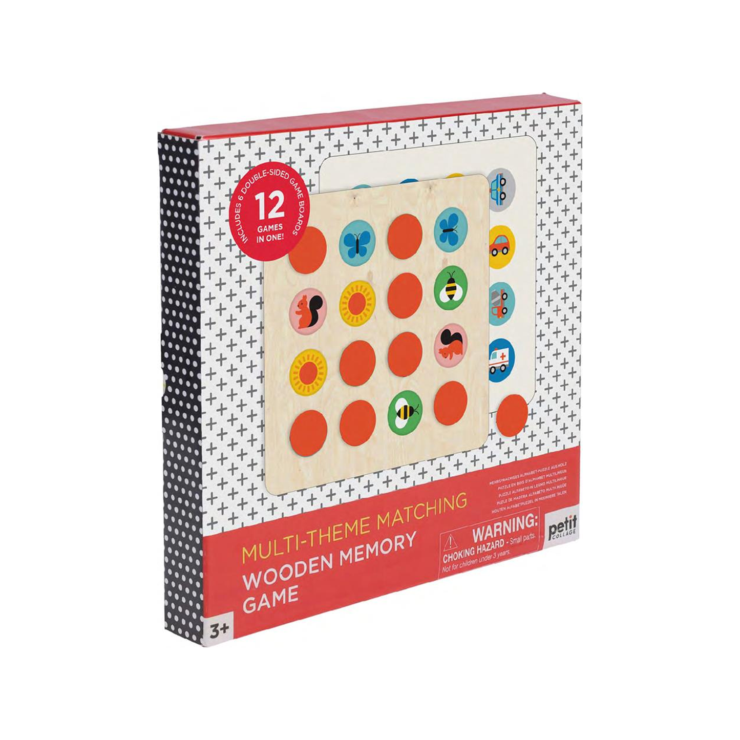 Jeu de mémoire en bois multi-thèmes (normalisé)