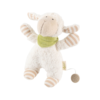 Organic Musical Baby Soft Toy Sheep (normalized)