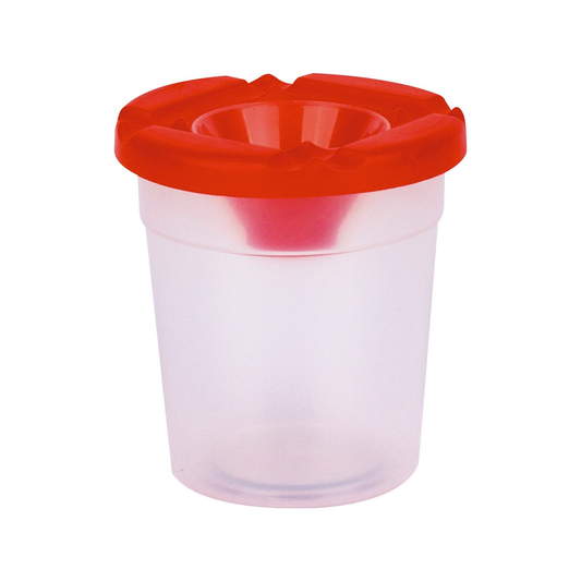 Paint pot with anti-spill lid (normalized)