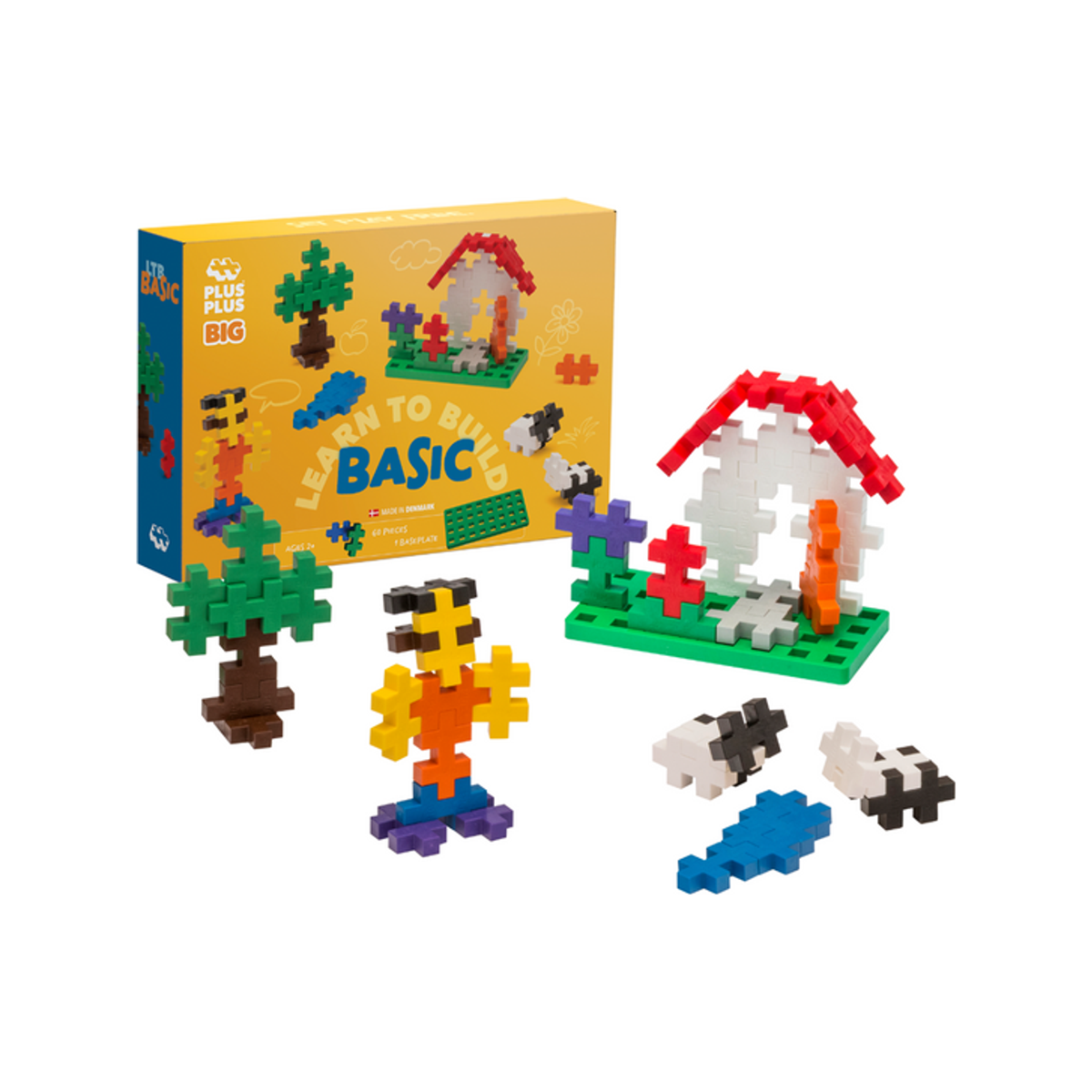 Plus-Plus BIG learn to build - 60 pcs (normalized)