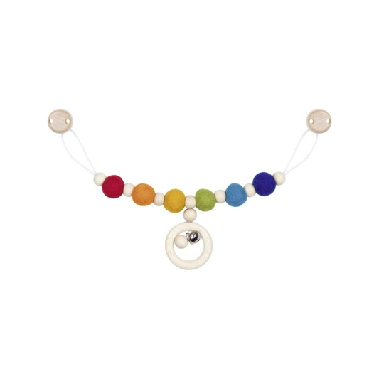 Pram Chain Rainbow with clips (normalized)