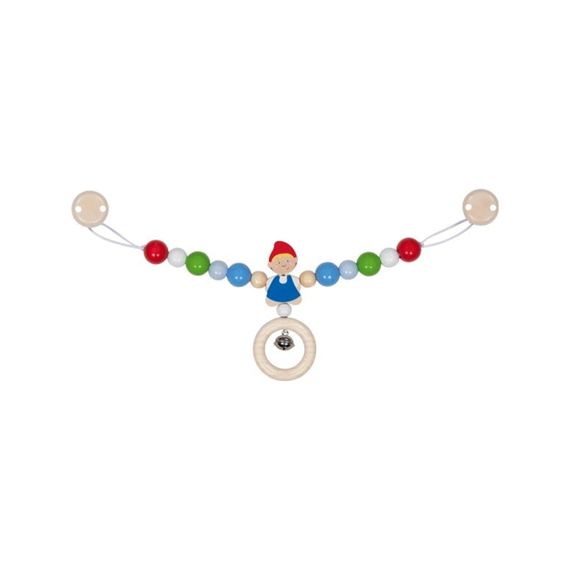 Pram chain with boy with clips (normalized)
