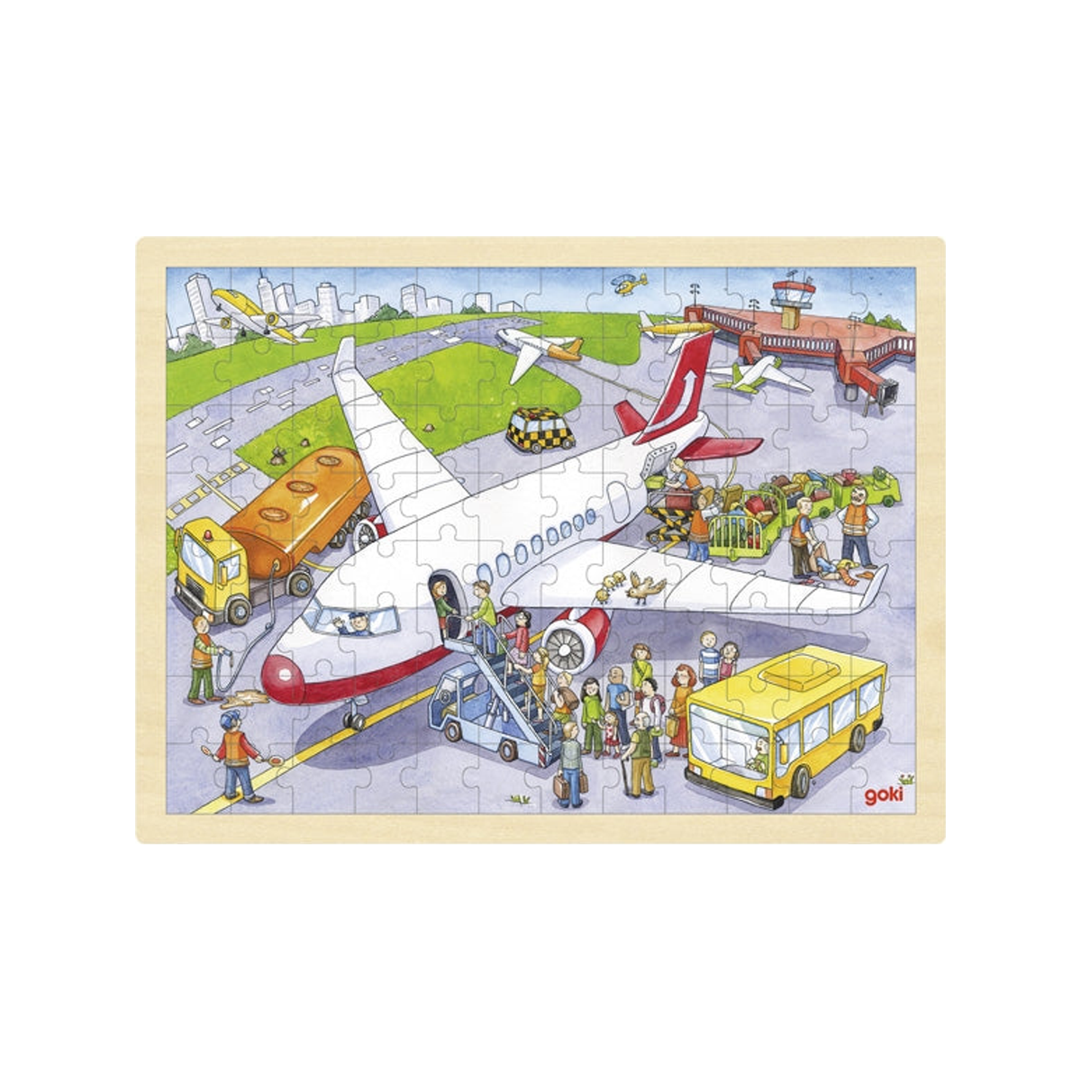 Puzzel van 96 stukjes (genormaliseerd)