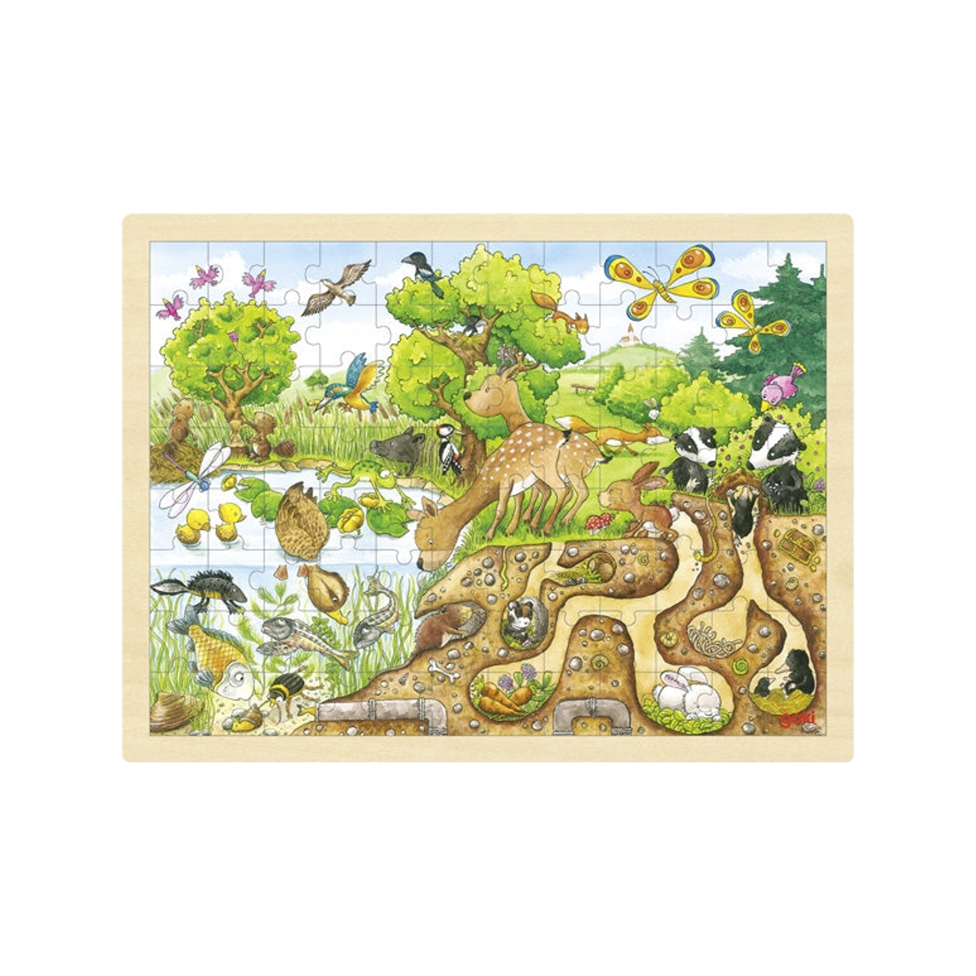 Puzzel met 96 stukjes (genormaliseerd)