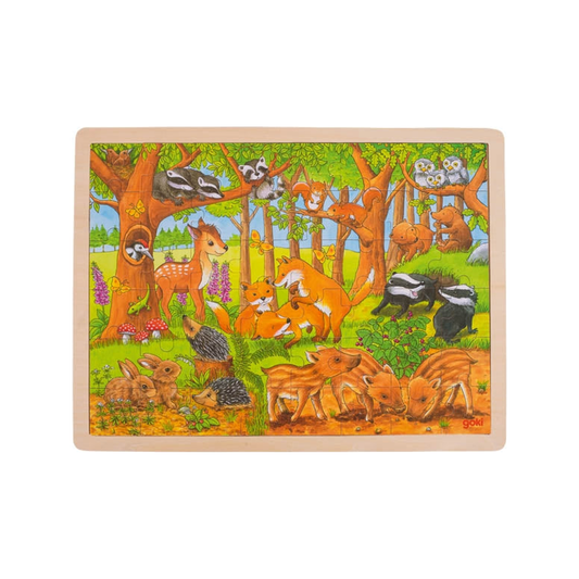 Puzzle Baby Animals in the forest - 48 pieces (normalized)
