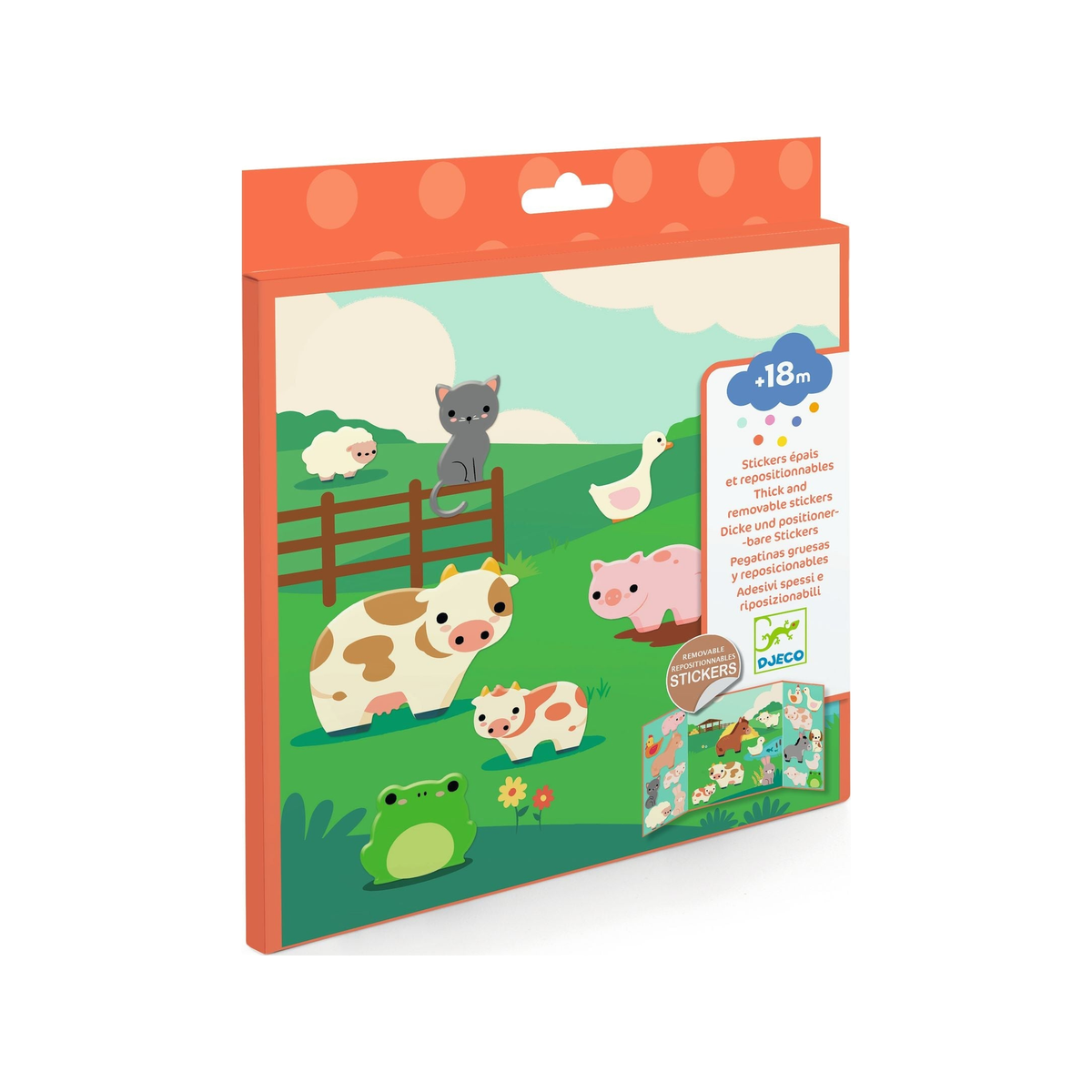 Reusable farm animal stickers (normalized)