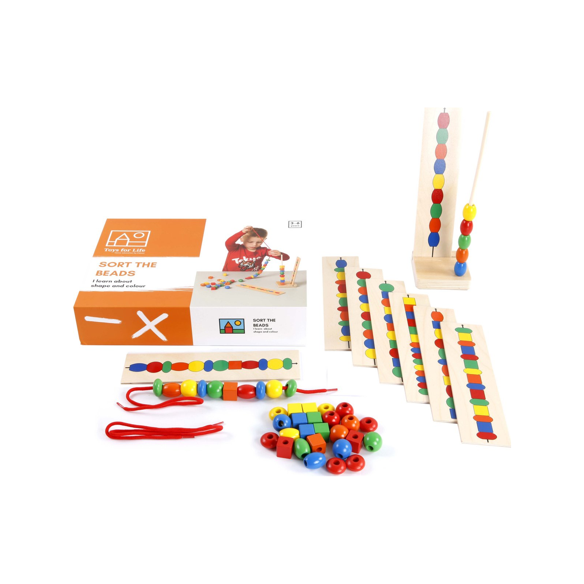 Sort the beads (normalized)