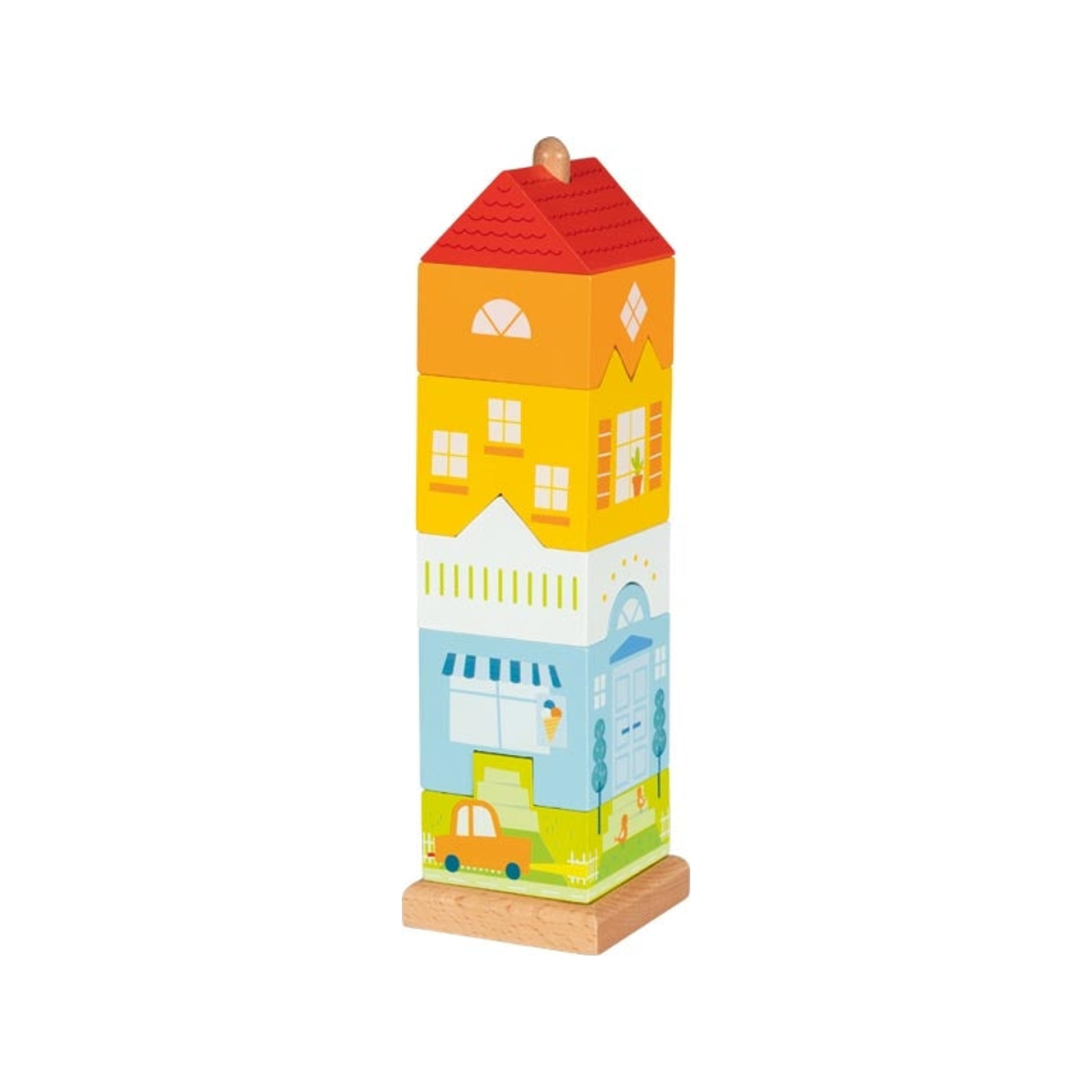 Stapel toren stadshuis (genormaliseerd)