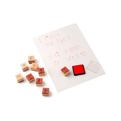 Stempel de letter (genormaliseerd)