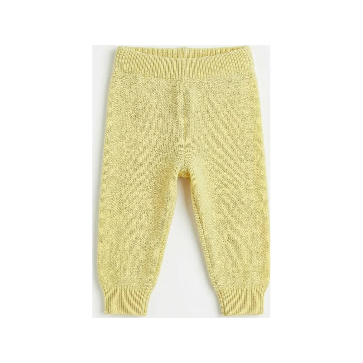 Pantalon bébé en maille de laine mérinos – Lemonade (normalisé)