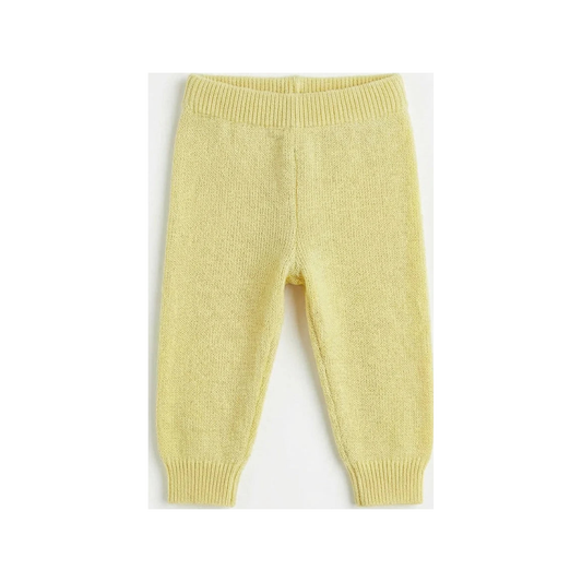 Gebreide babybroek van merinowol – Lemonade (genormaliseerd)