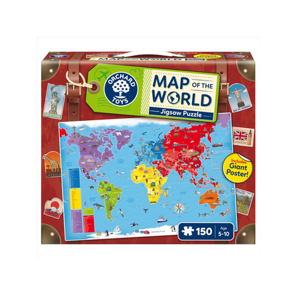 World Map Puzzle and Poster (normalized)