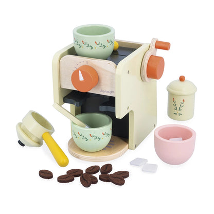 Shiny Grandma coffee machine and accessories