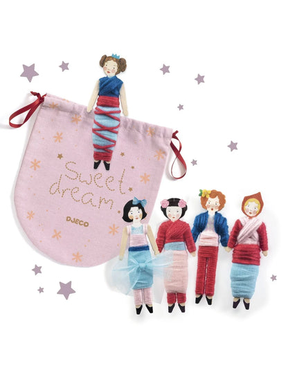 DIY Wooden Worry Dolls Kit