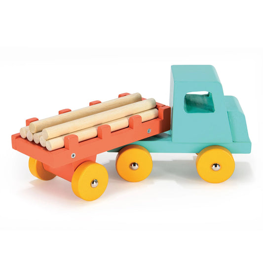 Teal Timber Truck