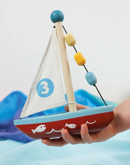 Wooden Sailing Boat