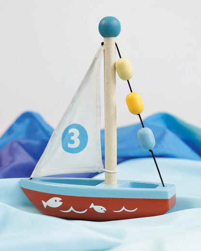 Wooden Sailing Boat