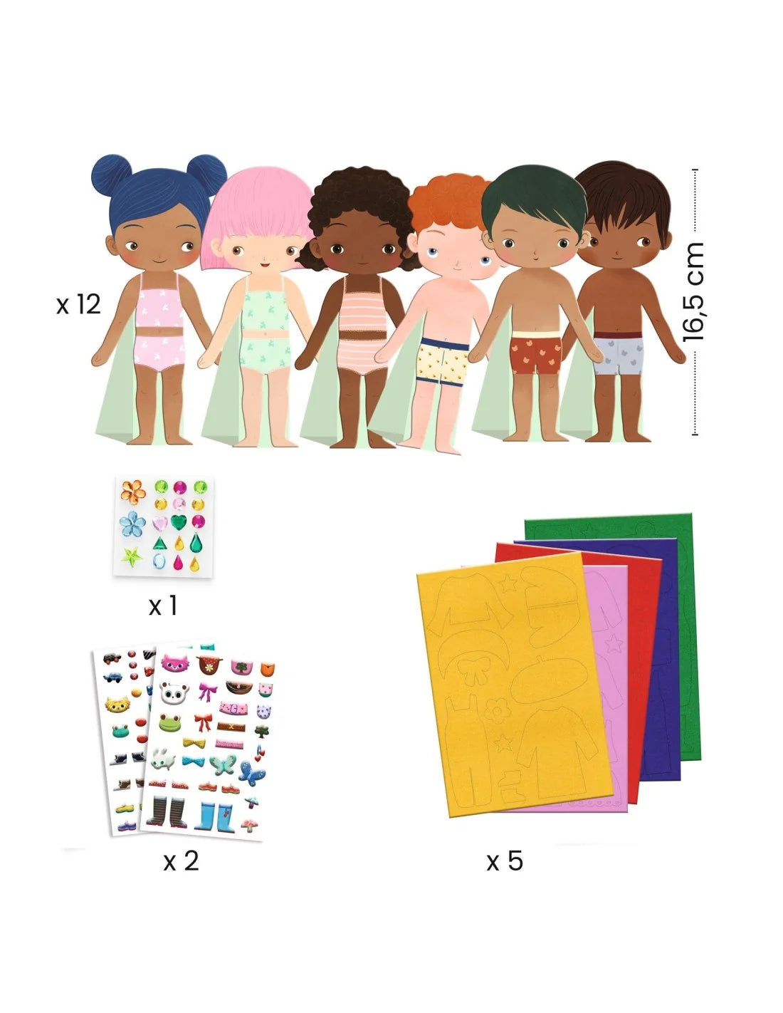 Felt - Characters to dress up