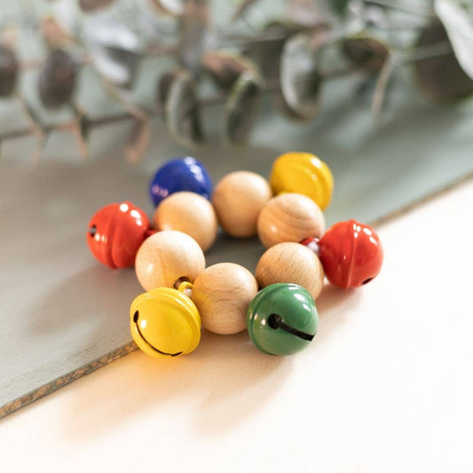 Multicoloured bell band | musical toy | baby rattle | instrument
